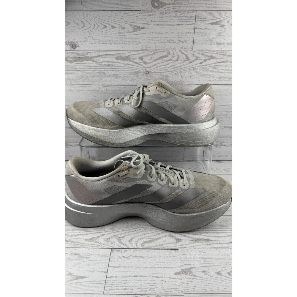 Adidas Adizero Evo SL JR3419 Gray 11.5D Men Super Light Cushioning Sneakers #919
